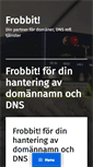 Mobile Screenshot of frobbit.se